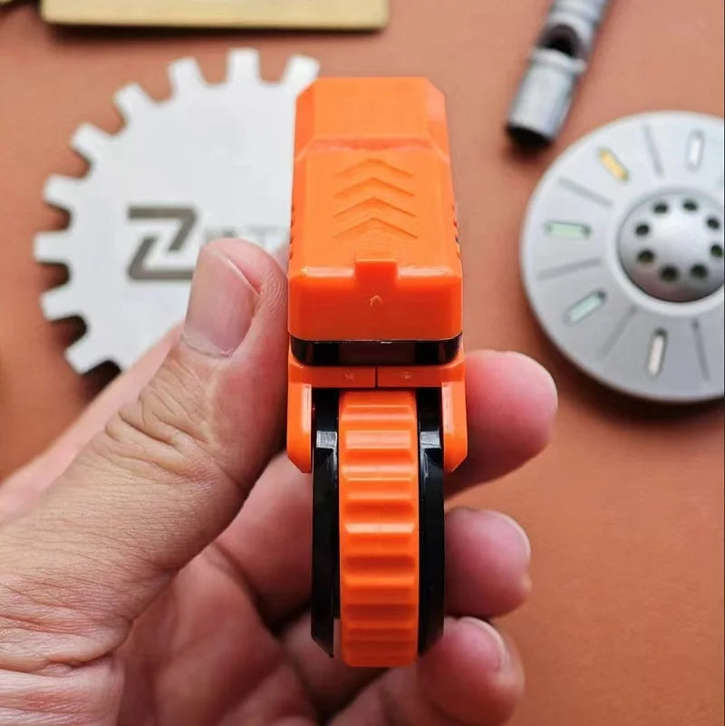 Haptic Sensory Fidget Spinner Toy with Stress Relief Ratchet Wheel - Perfect for Kids and Adults