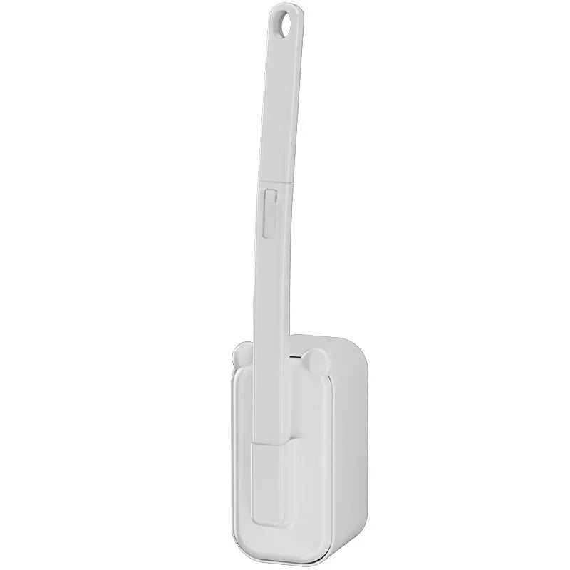 Eco-Friendly Disposable Cat Ear Toilet Brush - Wall-Mounted