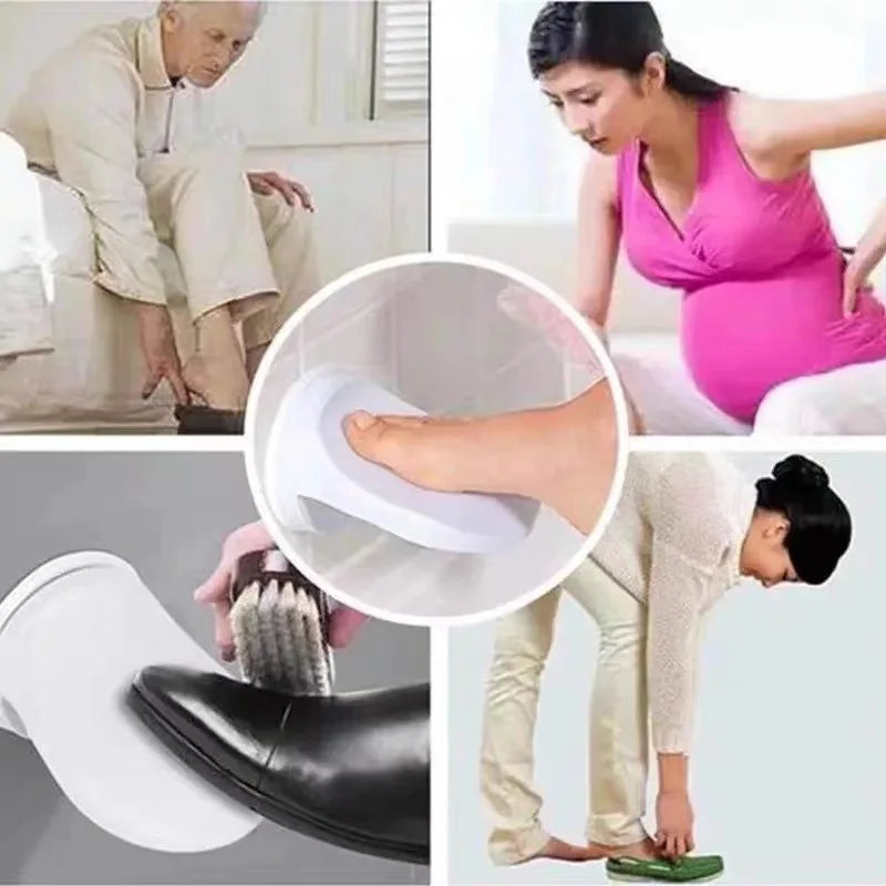 Non-Slip Shower Foot Rest for Shaving - Suction Cup Leg Step Aid with Grip Holder