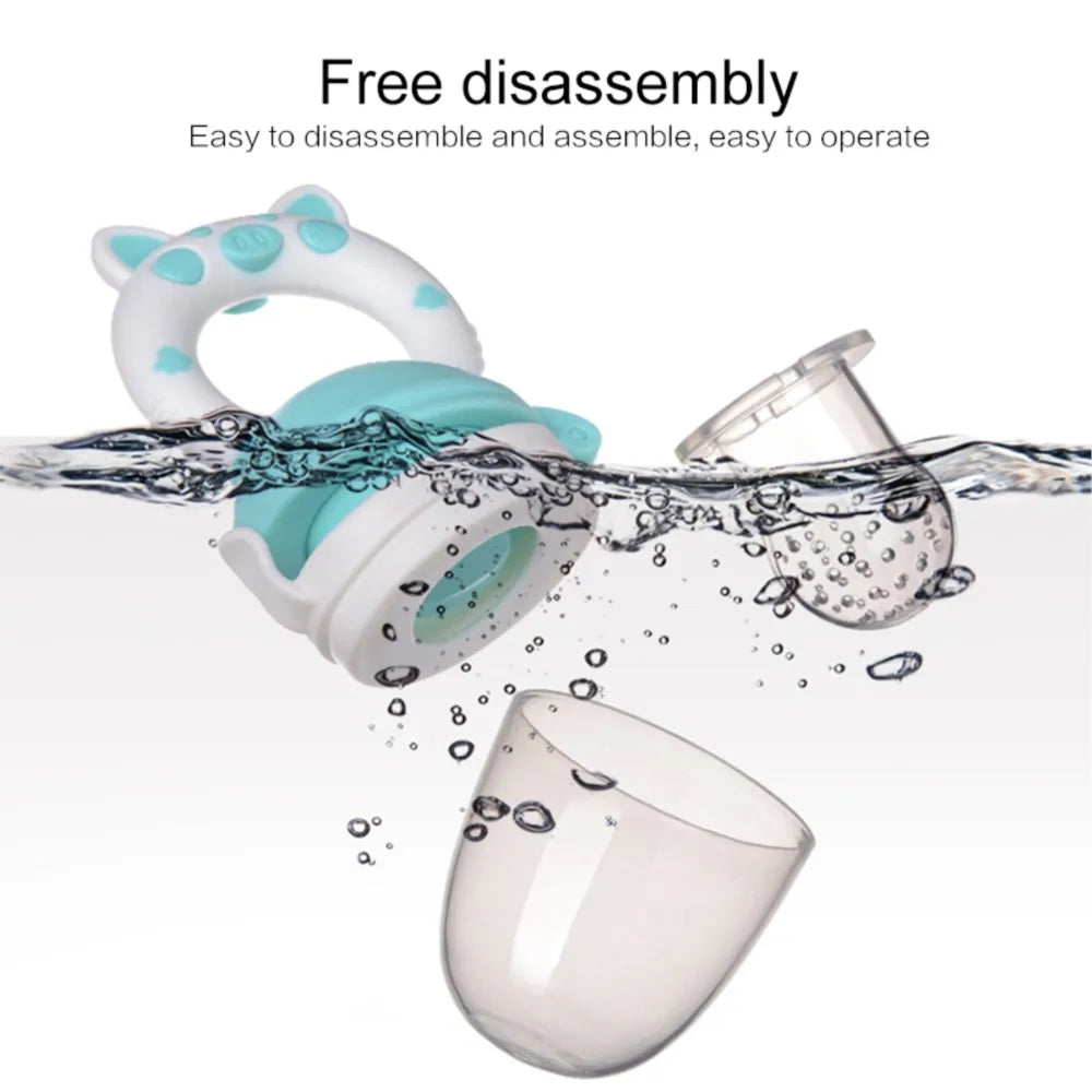 Safe Silicone Fresh Food Nibbler Feeder for Infants - Baby Soother