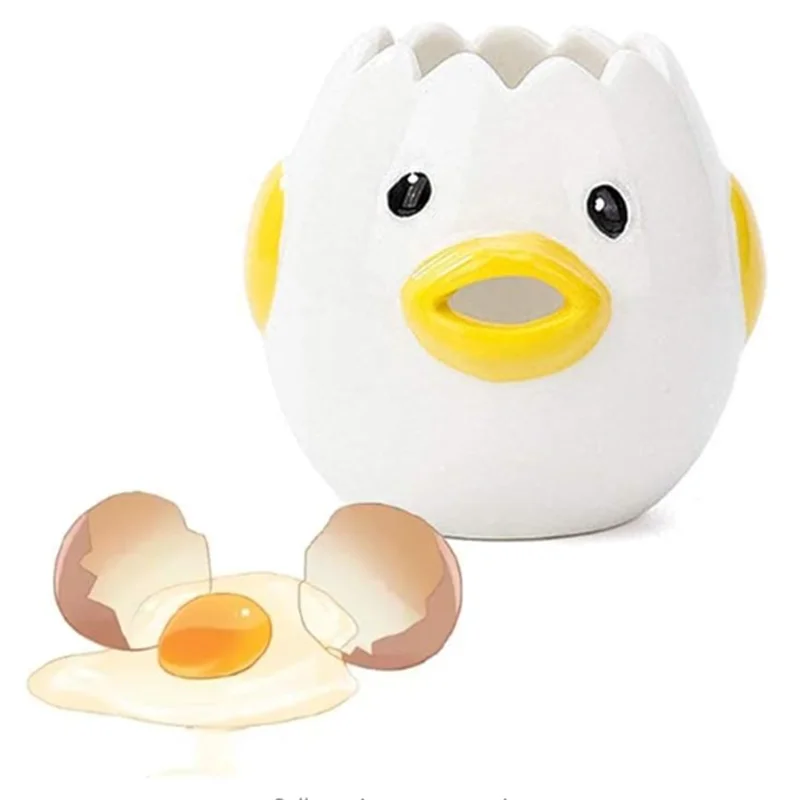 Chick Ceramic Egg Separator - Mini Tool for Effortless Egg White and Yolk Separation
