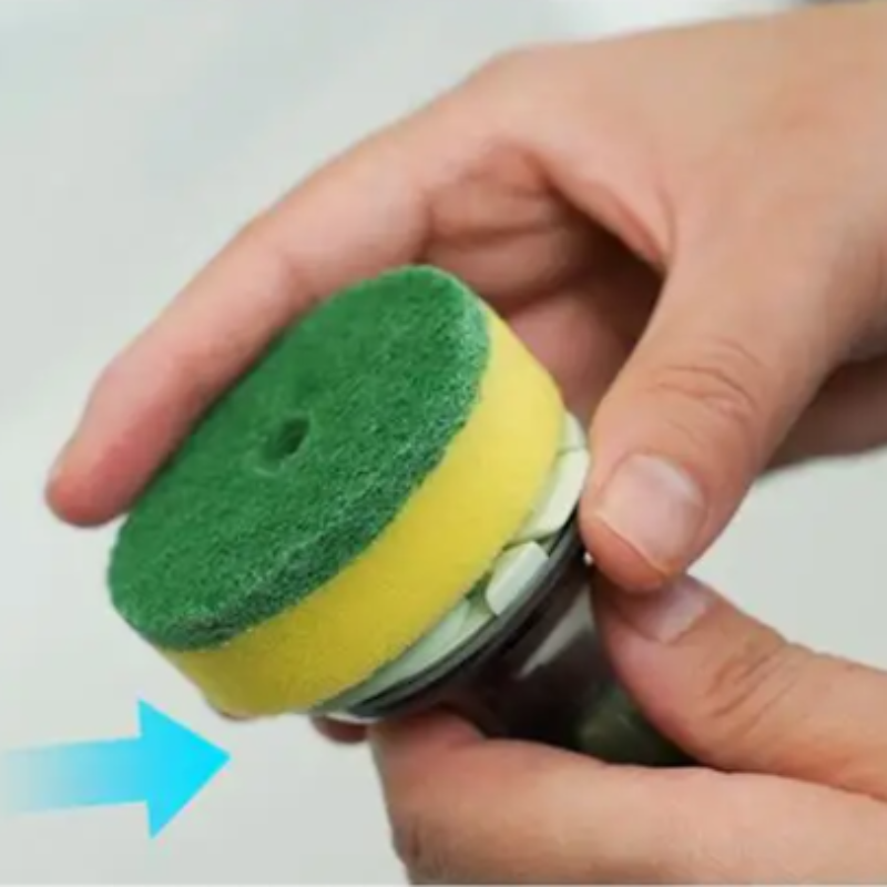 3-in-1 Magic Dishwashing Sponge and Cleaning Brush - Essential Household Cleaning Tool