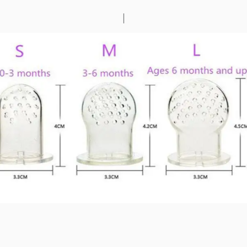 Safe Silicone Fresh Food Nibbler Feeder for Infants - Baby Soother