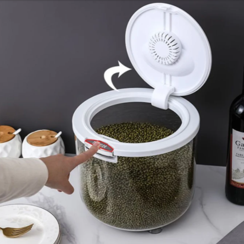 Thickened Food Storage Containers - Household Grade, Sealed, Insect-Proof, and Moisture-Resistant