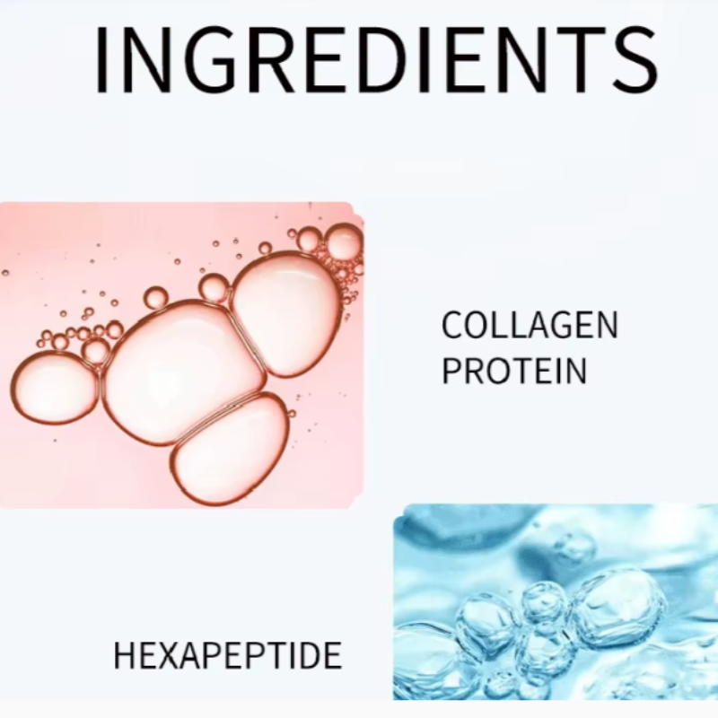 Pack of 5 Hydrolyzed Collagen Protein Gel Face Masks - Soluble Skin Care Treatment
