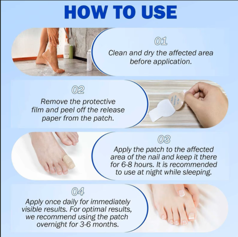 Nail Repair Patches - Professional Toenail Care Stickers for Restoring Healthy Nails