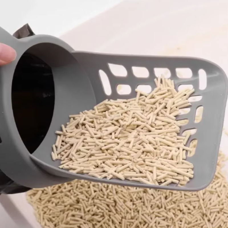 Large Capacity Plastic Cat Litter Scoop with Removable Sieve