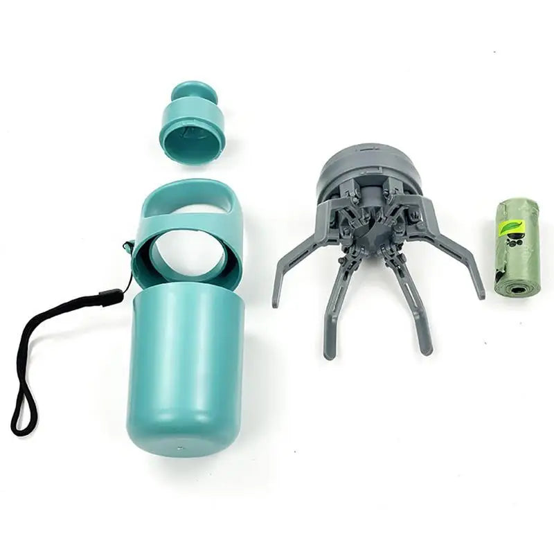 Compact Dog Waste Picker – Sanitary Pet Waste Cleaner with Bag Dispenser