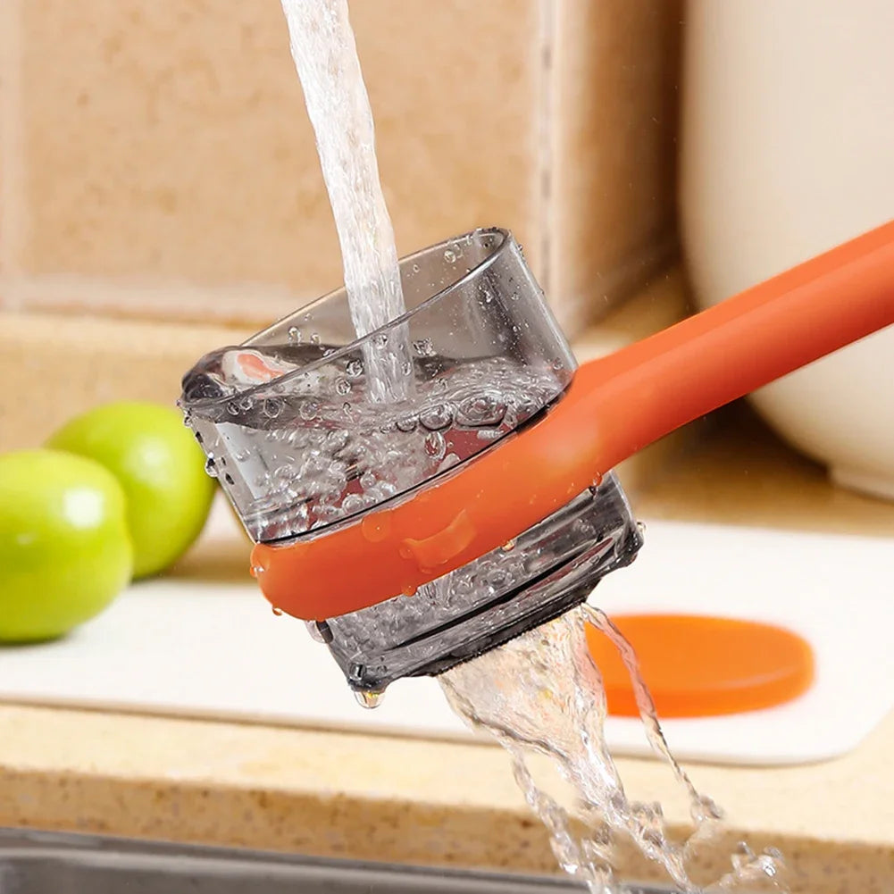 Versatile Vegetable and Fruit Peeler with Built-in Peel Storage