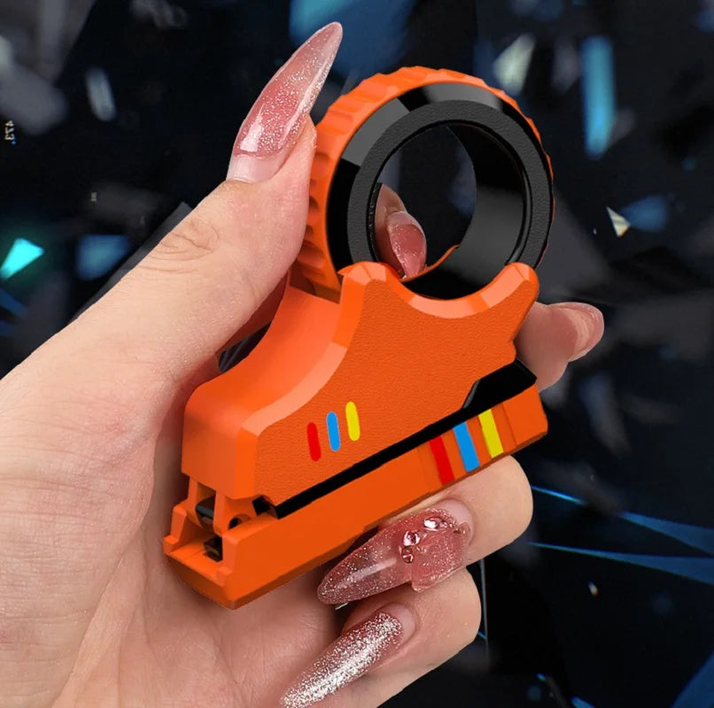 Haptic Sensory Fidget Spinner Toy with Stress Relief Ratchet Wheel - Perfect for Kids and Adults