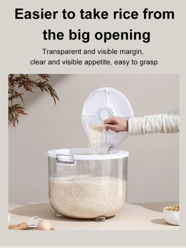 Thickened Food Storage Containers - Household Grade, Sealed, Insect-Proof, and Moisture-Resistant