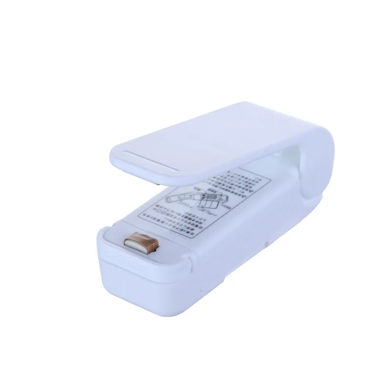 Mini Heat Sealer for Plastic Food Bags - Ideal for Snacks and Opened Food Items