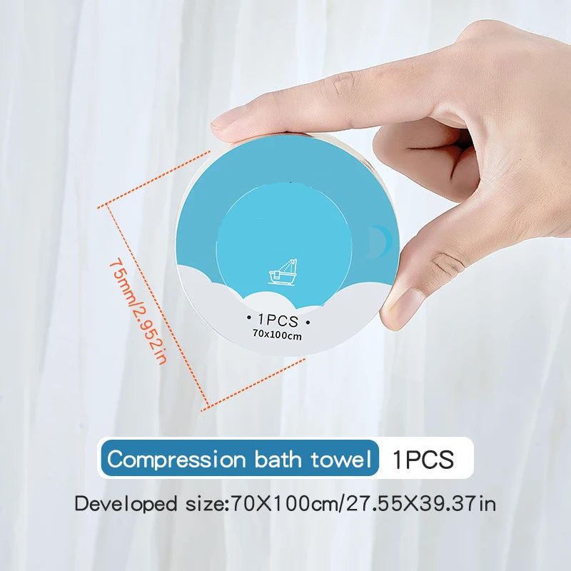 Extra-Large Soft Absorbent Disposable Compressed Travel Bath Towel