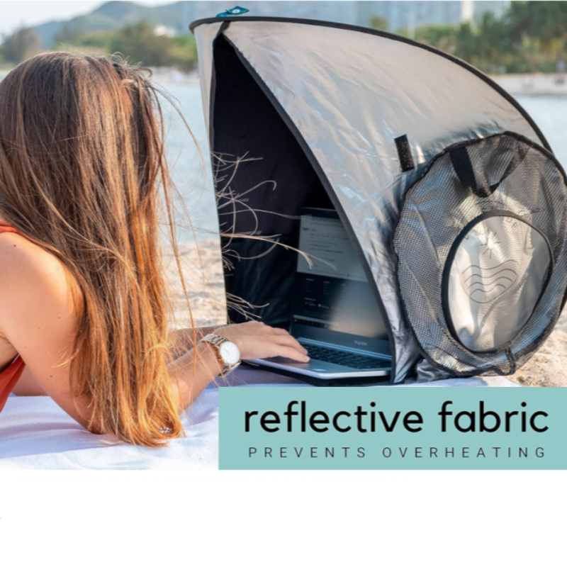 Portable Foldable Laptop Sun Shade - Outdoor Glare Protection Hood
