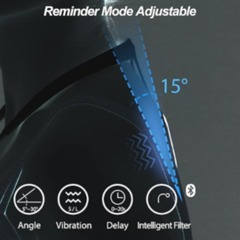 Smart Posture Correction Device - Scientific Back Training Monitor for Adults