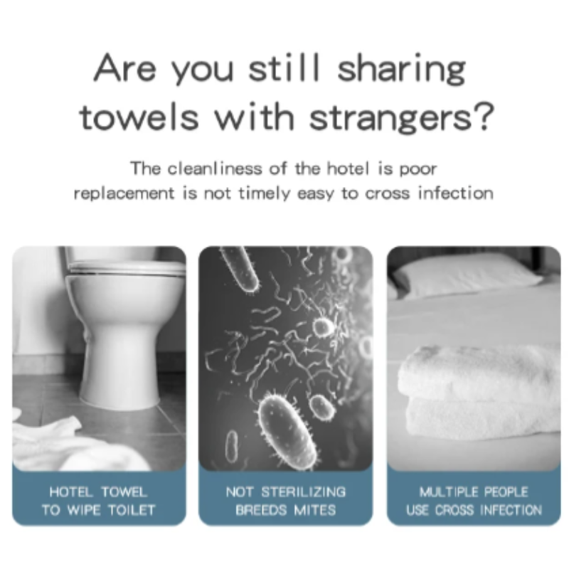 Extra-Large Soft Absorbent Disposable Compressed Travel Bath Towel